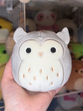Squishmallows Squishmallow Hoot the Grey Owl 4" Stuffed Plush